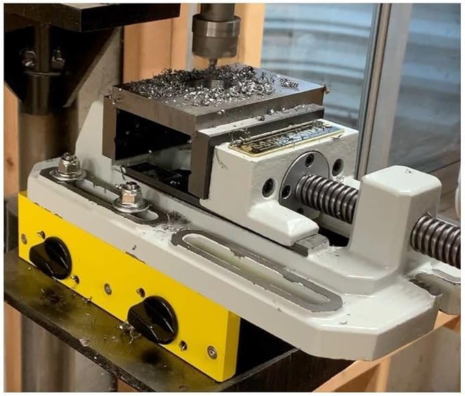 Magwitch Drill Press Table Vise Mount, Low Profile T-Slot Mounts, Powerful, Switchable Magnets, Woodworking Table Saw Tools Accessories for Drills
