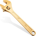 Hicarer 10 Inch Non-Sparking Adjustable Wrench, Aluminum Bronze Tool | Non-Magnetic, Oil & Gas Industry, Chemical Facilities, Hazardous Environments, Industrial Safety Applications