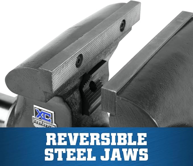 Wilton Tradesman XC Bench Vise, 8" Jaw Width, 6-3/4" Max Jaw Opening, 4-3/4" Throat (Model 1780XC)