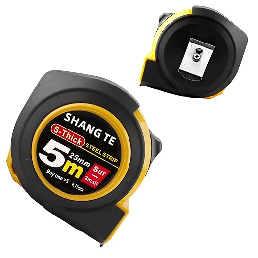 2 Packs Measuring Tape Retractable 16 ft, Steel Tape Measure, 16-Foot Basics Self-Locking Measurement Auto Lock Tape Rule Imperial/Metric Tape Measure for Body Measurements Handicraftsman