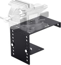 Outus Bumper Vise Mount Rv Bumper Support Bracket Pre-drilled for Versatile Height Adjustment, Easily Bolt to Utility Truck or Service Body Truck, Hardware Included, Carbon Steel, Black