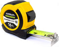 Komelon 16' x 1.06" Powerblade II Tape Measure, ABS Case, Yellow/Black, 52416