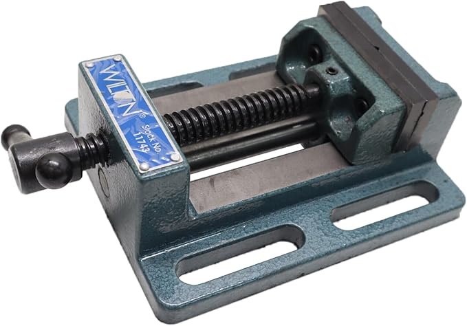 Wilton Low-Profile Drill Press Vise, 3" Jaw Width, 3" Jaw Opening, 1-1/8" Jaw Depth (Model LP3)