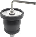 Expandable Mechanical Seal Cleanout Pipe Plug, Sewer Cap Cover | 2-1/16" to 2-9/16" Rubber Expansion Scupper Plugs&Removable Stainless Steel Allen Wrench Handle, Winterizing Pool Boat Plugs