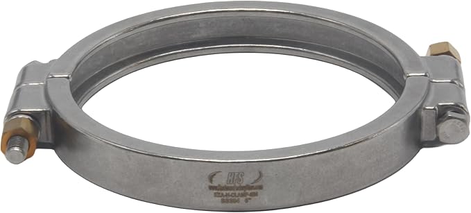 HFS 6" High Pressure Tri Clamp Clover Sanitary Clamp, Stainless Steel 304