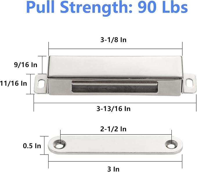 330 LBS Pivot Hinge Set with Magnetic Door Catch for Large & Heavy Wood Doors – HBL’ Hidden Pivot Door Hardware for Bookshelves, Built-in Ball Bearings for Smooth & Quiet Operation.