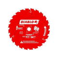 Diablo Framing Saw Blade for Wood - 7-1/4" x 24-Tooth, Thin Kerf, Anti-Vibration, Long Life for Framing & Pressure-Treated Wood, Tracking Point Tooth Design - D0724A