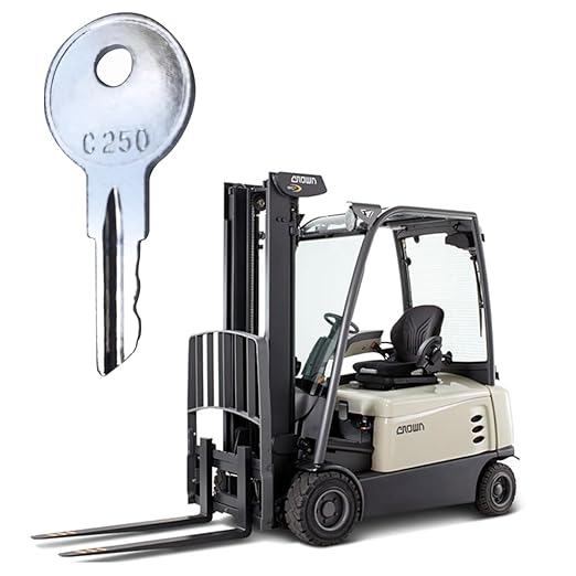 Ignition Keys C250 Replaces 089216-001 170151-001 Compatible with Crown Forklift (C250)