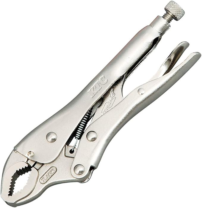Kyoto Tools (KTC) Locking Pliers Curved Chin 175CR