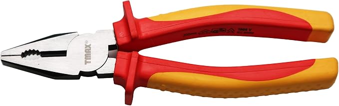 TMAX 8" 1000V VDE Insulated Electrician Linesman Combination Plier, Cr-V