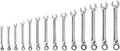 TEKTON Reversible Ratcheting Combination Wrench Set, 14-Piece | WRC94002 | (6 - 19 mm), 12-Point, Satin Chrome Finish