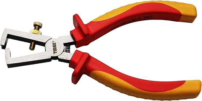 TMAX 6" 1000V VDE Insulated Electrician Wire Stripping Plier, Cr-V
