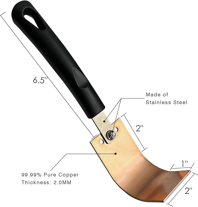 Curved Copper Spoon Welder Backer Tools Welders Helper MIG Spot Welding Equipment Paddle Backer