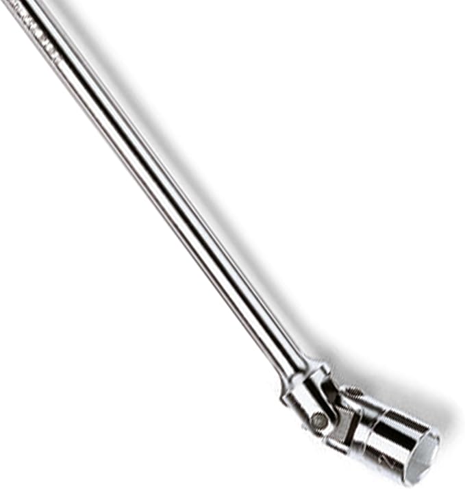 Beta 952 Sliding T-Handle Wrench, 6-Point Swivel Socket, Metric 12mm | Up to 90° Static Swivel and 50° Rotating Swivel for Access in Tight Spaces