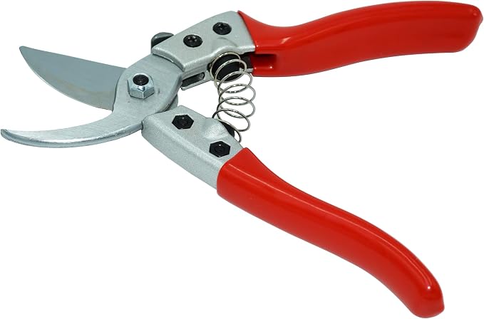 Zenport QV8 Q Series V8 Professional Chrome-plated Pruner, Black/Red