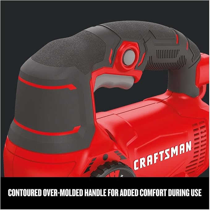 CRAFTSMAN Jig Saw, 4 Orbital Settings, Up to 3,000 SPM, 5 Amp, Corded (CMES610)