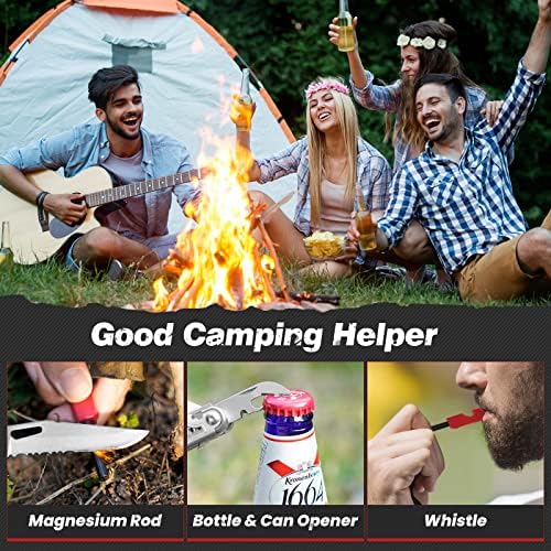 BIBURY 22-in-1 Multitool Pliers With Fire Starter & Whistle, BI2038B