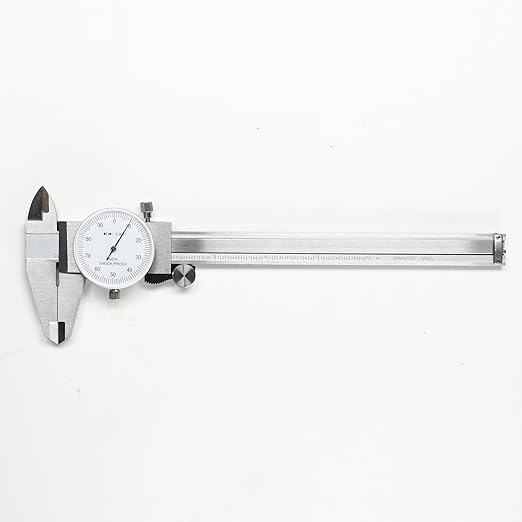 TEXALAN(R) 0-6" 4 Way Dial Caliper .001" Shock Proof Imperial Stainless Steel