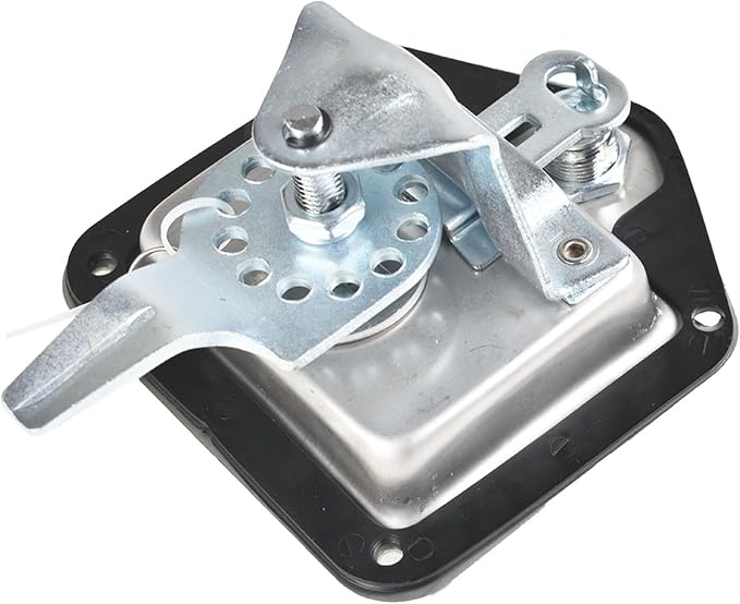 munirater 4-Pieces Rv Door Tool Box La-tch and Lock & Gasket T-Handle & Keys 304 Stainless Steel T-Handle Lock Highly Polished