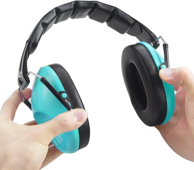 Pro For Sho 34dB NRR Hearing Protection Ear Muffs – Highest NRR Compact Design Ear Protection for Loud Events & Sensory Use