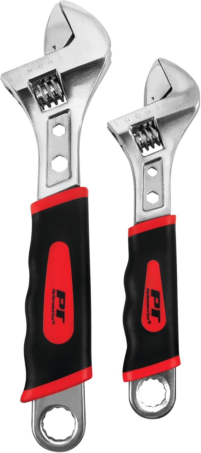 Performance Tool W30701 2pc Adjustable Wrench Set