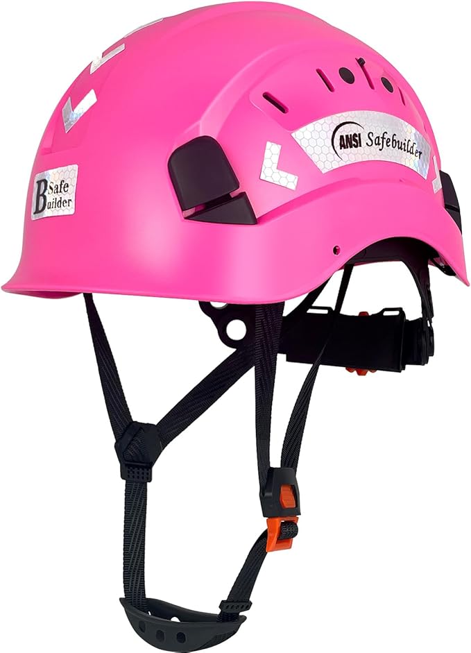 Construction Safety Helmet ABS Hard Hat Adjustable Ventilation System Hardhats Industrial Work Head Protection for Men Certified ANSI/ISEA Z89.1