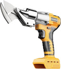 Cordless Metal Shears Compatible with DeWalt 20V Max Batteries, Brushless Motor 400Nm Torque, 14GA Steel Cutter, 360° Rotating Head, LED Light, Multi-Material Cutting (Tool Only, No Battery)