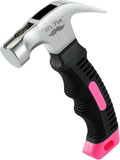 Mr. Pen- Claw Hammer, 8oz, Pink, Magnetic, Small Claw Nail Hammer for Women for Camping, Wood Working, House Repairs, Claw, Stubby, Tack