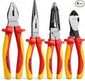 BILITOOLS High Leverage 1000V Insulated Pliers Set, Cr-Mo Electrician Tools