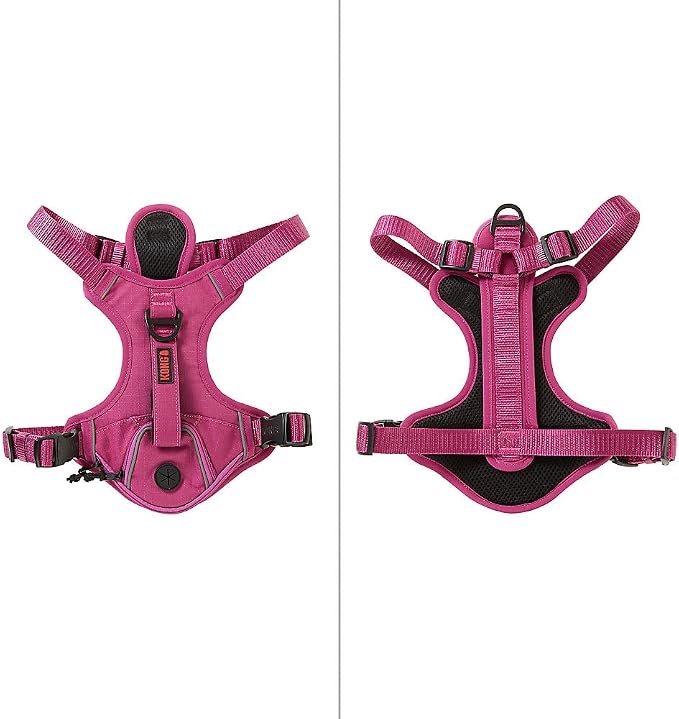 KONG Ultra Durable Waste Bag Harness (Large, Pink)