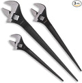 Lichamp 3-Pack Adjustable Construction Spud Wrench Set 10 12 16 Inches