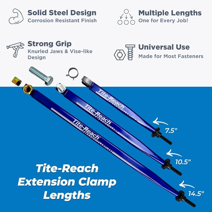 TITE-REACH Extension Clamps Tri-Pack