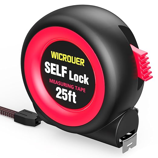 Dad Gifts from Son Daughter, Tape Measure25FT Self-Locking, Steel Made Retractable Measurement, Imperial/Metric Scale, Easy to Read, Used for Architects, Carpenters, Handicrafts. (25FT)
