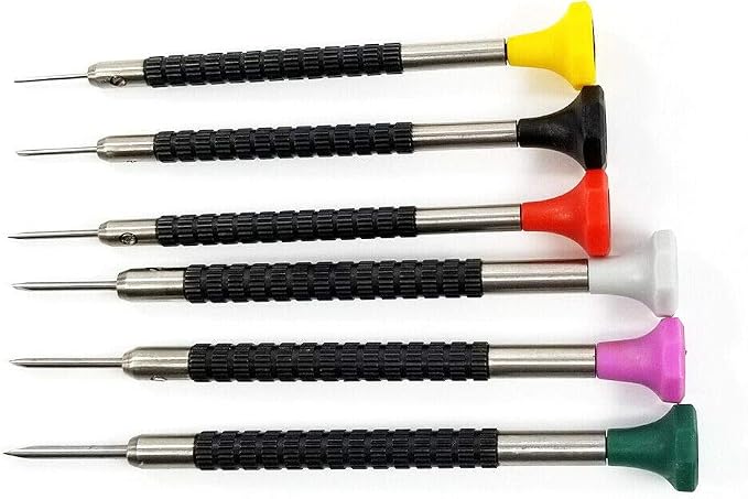 TIMELAB Watch Jewelry Repair Tool Flat Head Screwdriver Set 6PC - Made in Korea