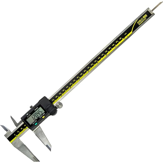 Mitutoyo 500-193-30 Caliper 12" (300mm) – High-Precision AOS Encoder – Stainless Steel Electronic Vernier Caliper with .0005"/0.01mm Resolution for Accurate Measurement