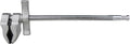 Kupo 9" Super Viser Clamp End Jaw with Aluminum Die-Cast Body, Integrated 5/8" Pin Interface, and Convi Clamp Compatibility for Expanding Heavy Duty Grip and Rigging Configurations (KG603912)