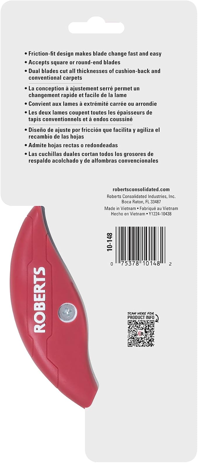 Roberts Cushion Back Cutter