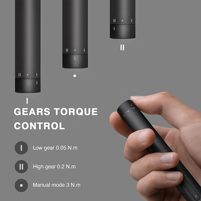 Xiaomi Electric Precision Screwdriver, All-metal Gearbox, Powerful Magnetic Motor, Rechargeable Lithium Battery, S2 Steel Screwdriving Bits, Type-C Charging, Aluminium Alloy Case (Power Screwdriver)
