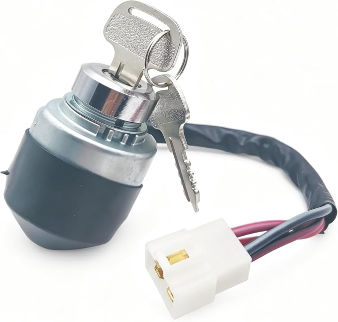 52200-41210 Ignition Switch Replacement for Kubota M Series | 52200-41212 Ignition Switch with 4 Position 5 Termials Replacement for Kubota Tractor M Series M5040 M7040 M8200 M95