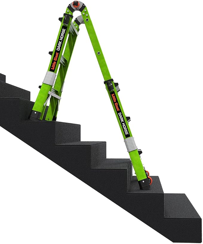 Little Giant Ladders Dark Horse 2.0 FG 13', Hi-viz Green