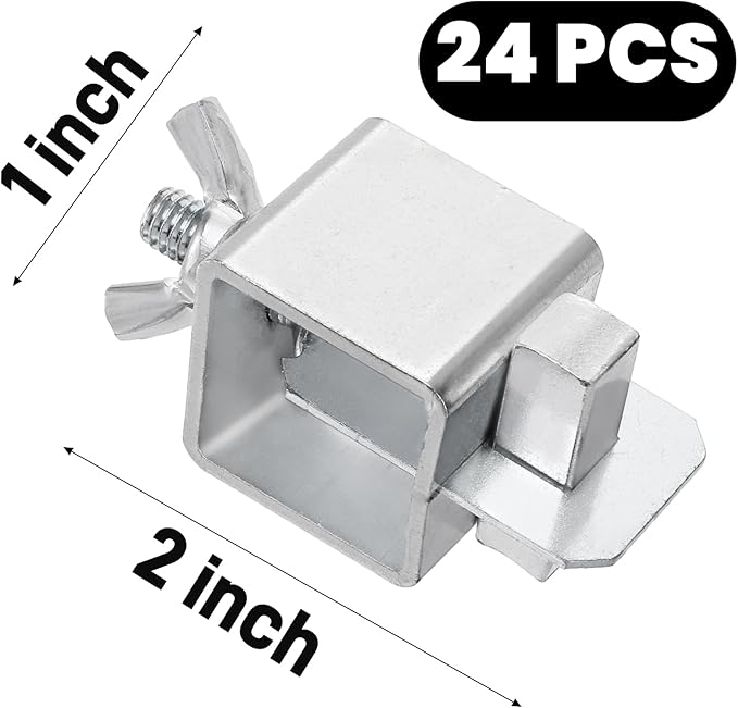 Pumtus 24 Pcs Butt Welding Clamps, Sheet Metal Welding Clips, Auto Body Panel Clamps for Edge to Edge Welding, Small Welding Clamps Tack, Welding Door Alignment Tool for Patch Repairs