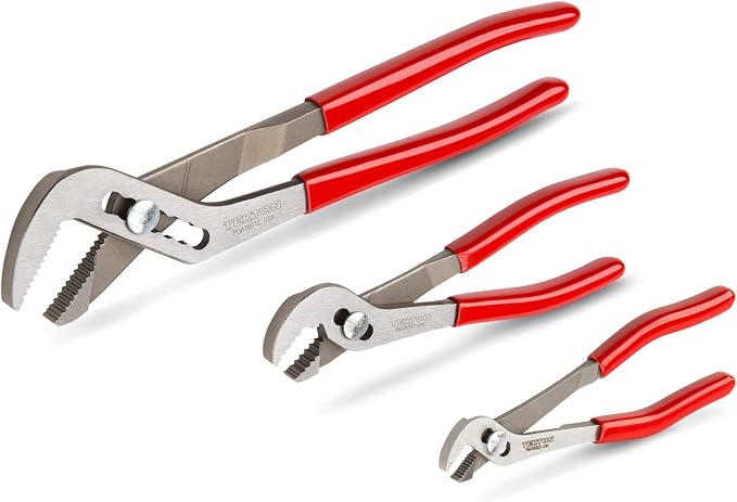 TEKTON Angle Nose Slip Joint Pliers Set, 3-Piece | PGA16103
