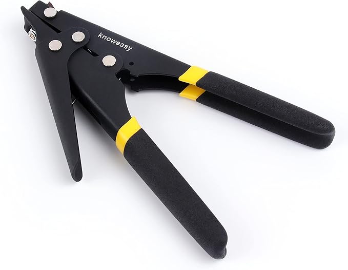 Cable Tie Gun,Knoweasy Zip Tie Tool and Tensioning and Cutting Tool for Plastic or Nylon Cable Tie