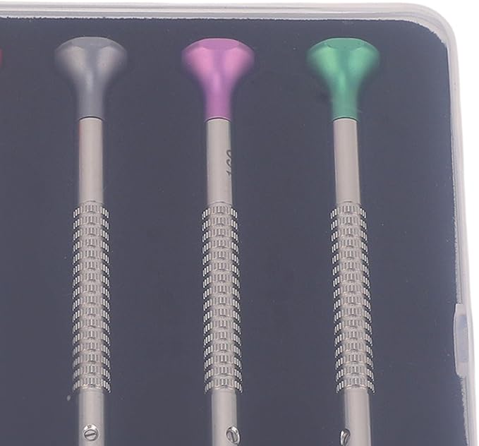 Precision Jewelers Screwdriver Set, 6Pcs Micro Watch Screwdriver Set for Watch, Jewelry, Eyeglass, Electronics Repair