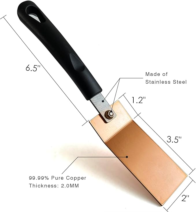 Flat Copper Spoon Welder Backer Tools Welders Helper MIG Spot Welding Equipment Paddle Backer