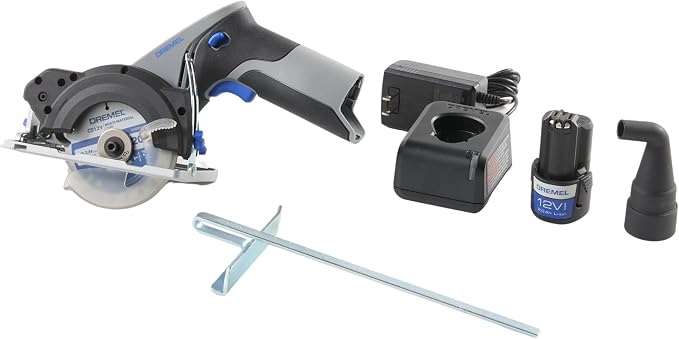 Dremel Blueprint 12V Brushless Compact Circular Saw with Integrated Laser Guide, Lithium-Ion Battery and Charger (CS12V-S1)