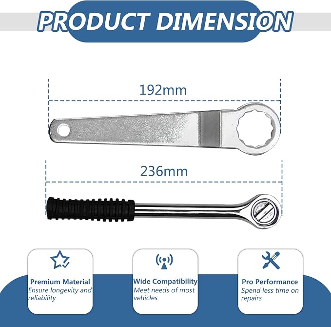 Oil Filter Wrench Set 23pcs Aluminum Alloy Cup Oil Filter Type Wrench Socket Removal Tool Set 1/2" Drive Oil Filter Removal Tool Kit Oil Filter Socket Set