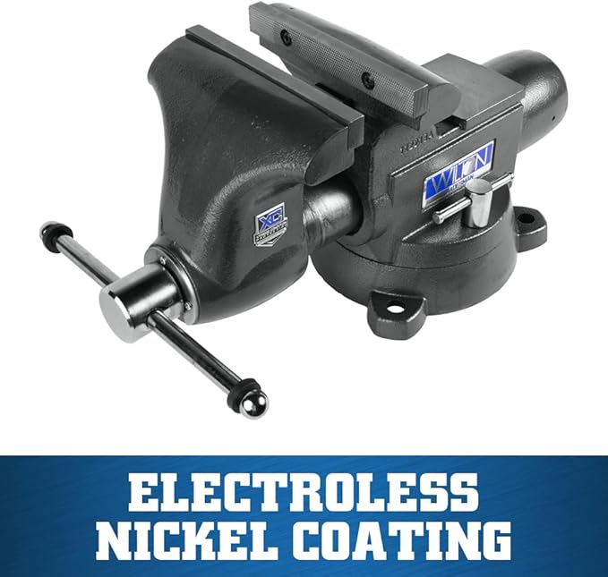 Wilton Tradesman XC Bench Vise, 8" Jaw Width, 6-3/4" Max Jaw Opening, 4-3/4" Throat (Model 1780XC)