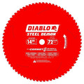 Diablo Steel Demon Cermet II Saw Blade for Medium Metal - Triple Chip Cutting Action - 14" x 72-Teeth, 1800 Max RPM - D1472CF