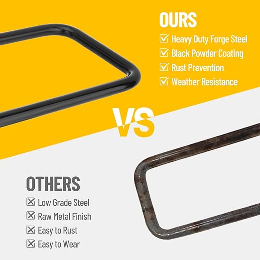 16 Inch Square Bend U-Bolt Kit for Truck Chassis